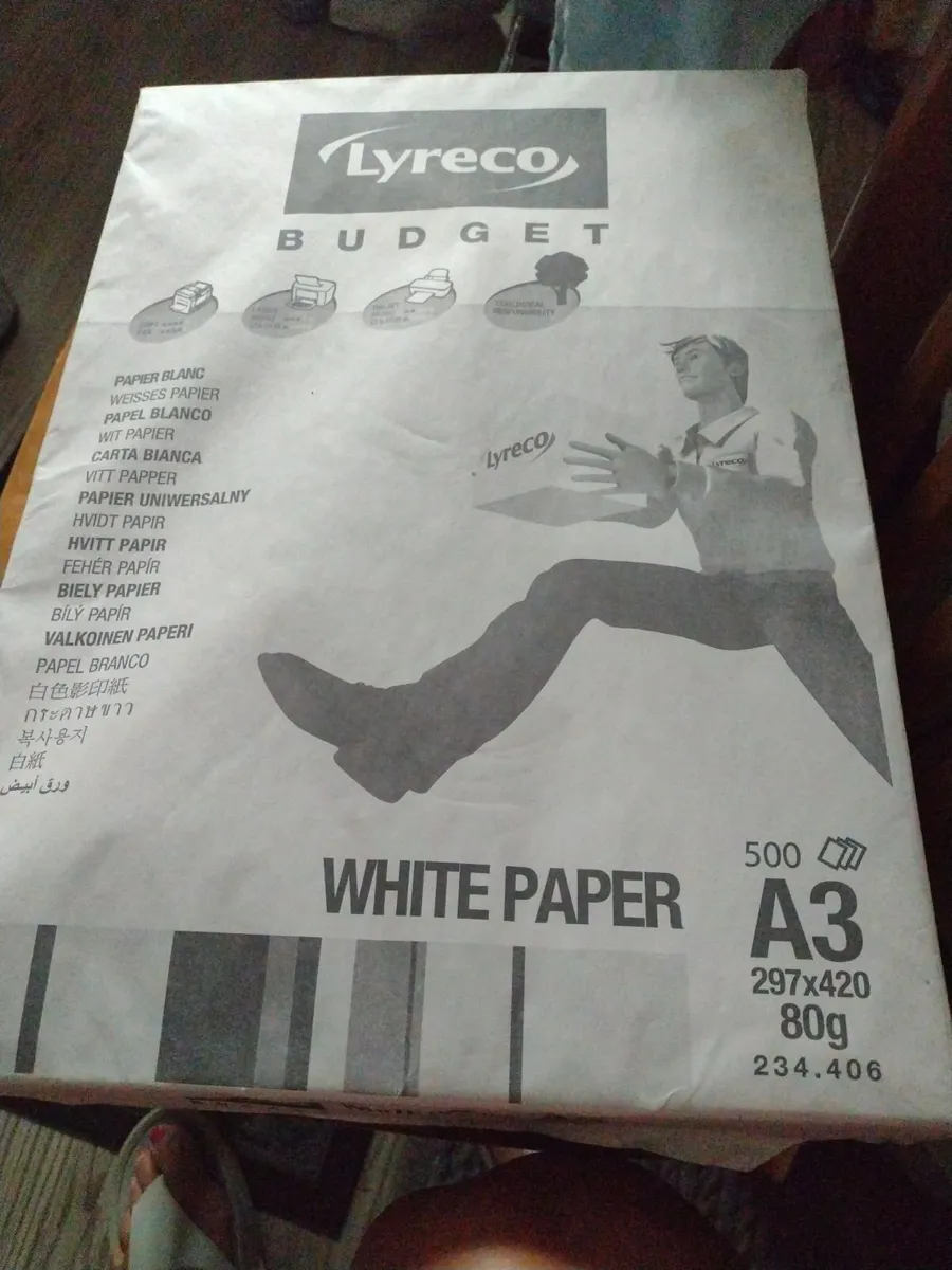 Full pack A3 photocopy paper 500sheets - Image 1
