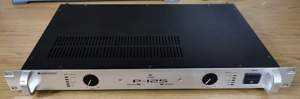 Omnitronic P-125 Endstufe, 2x65w/4 Ohm - Image 1