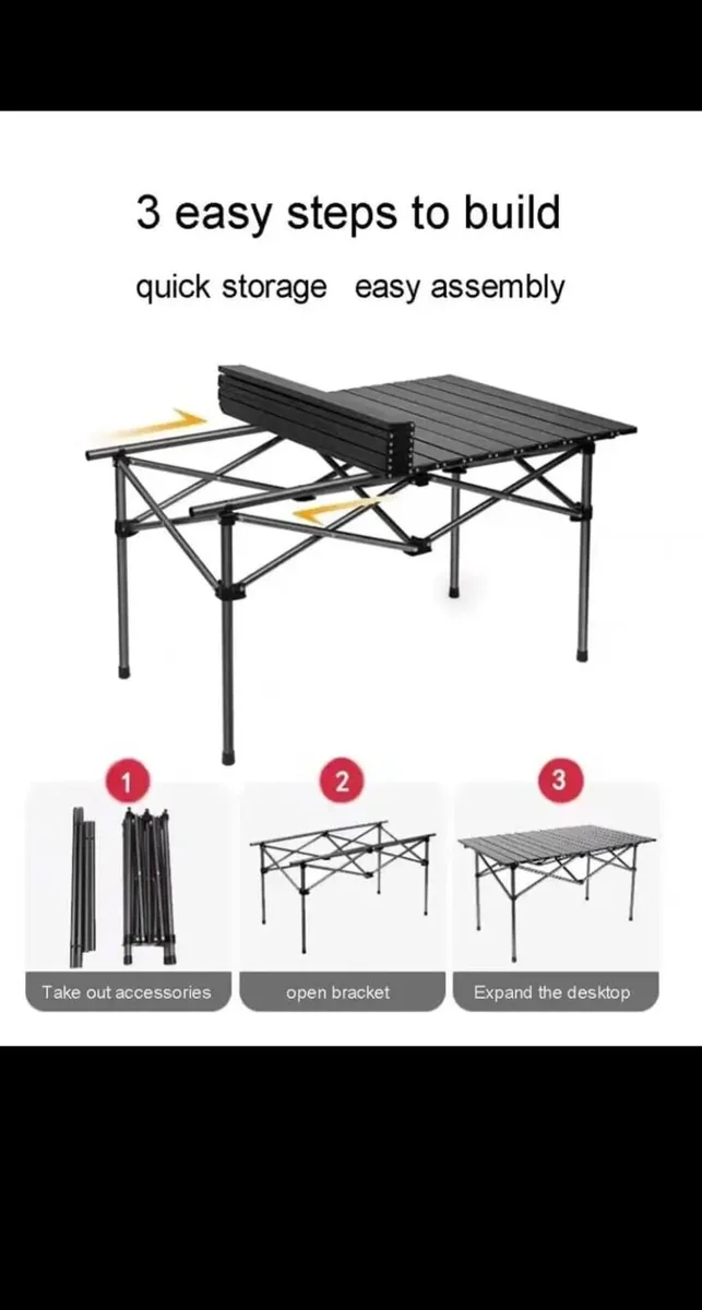 Foldable table/ Camping table - Image 3