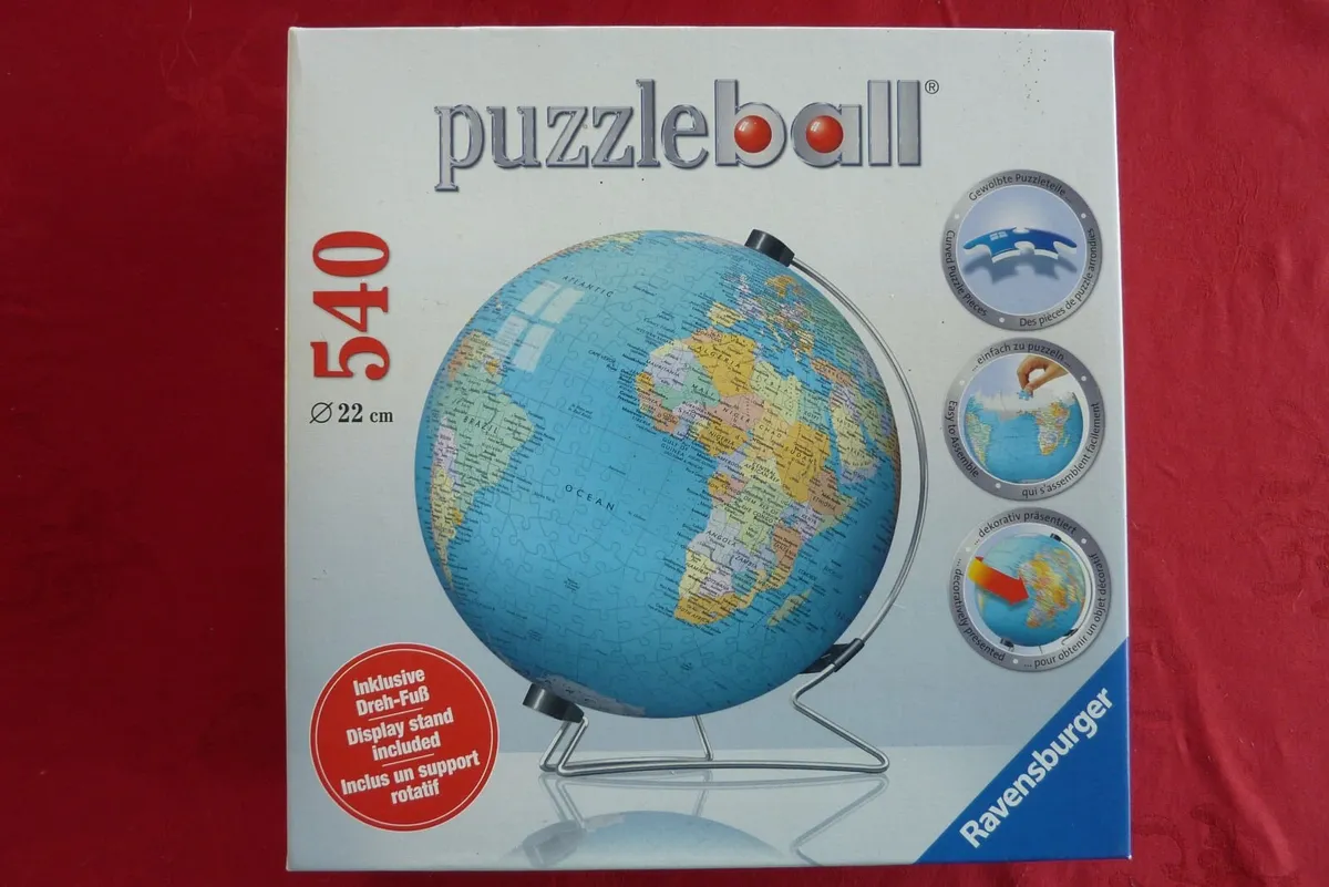 Puzzleball The World Earth Globe 540 jigsaw