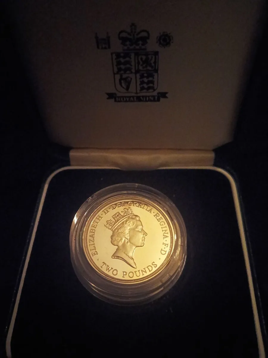 Sterling Silver Proof 1995 Peace £2 coin - Image 2