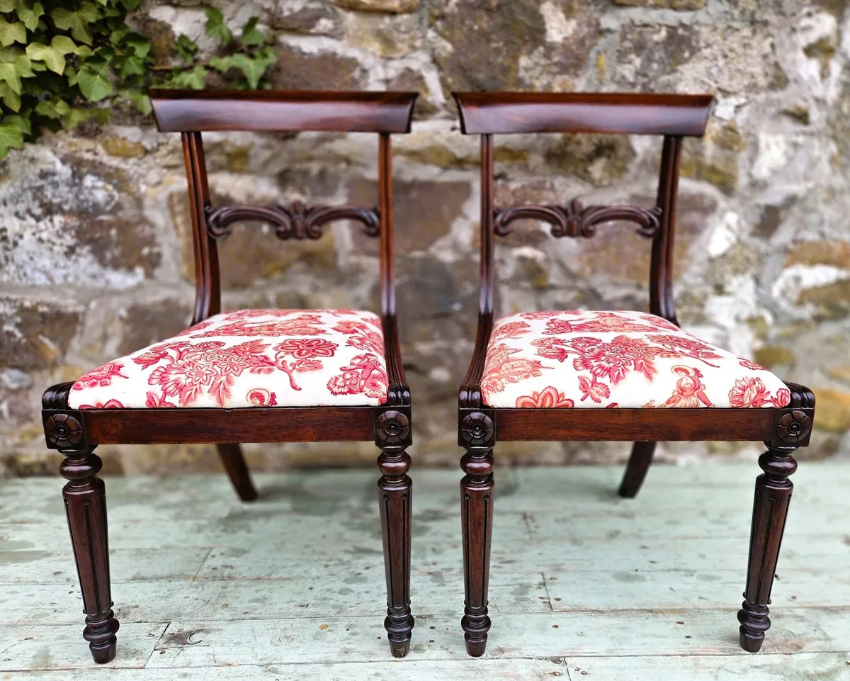 Pair of Georgian Chairs- Circa 1830 - Image 1
