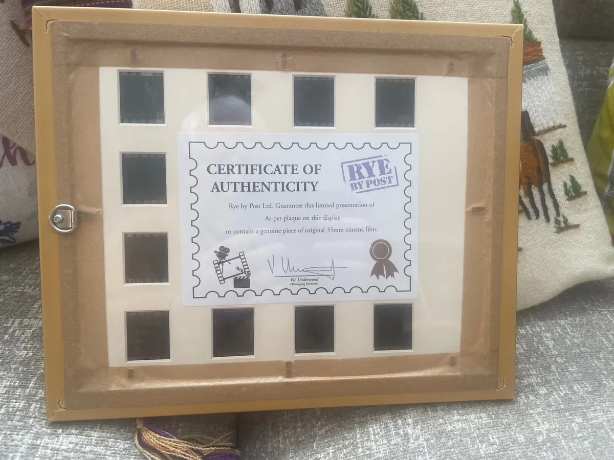 LIMITED EDITION  ELVIS  ‘LOVE ME TENDER’ FRAME - Image 1