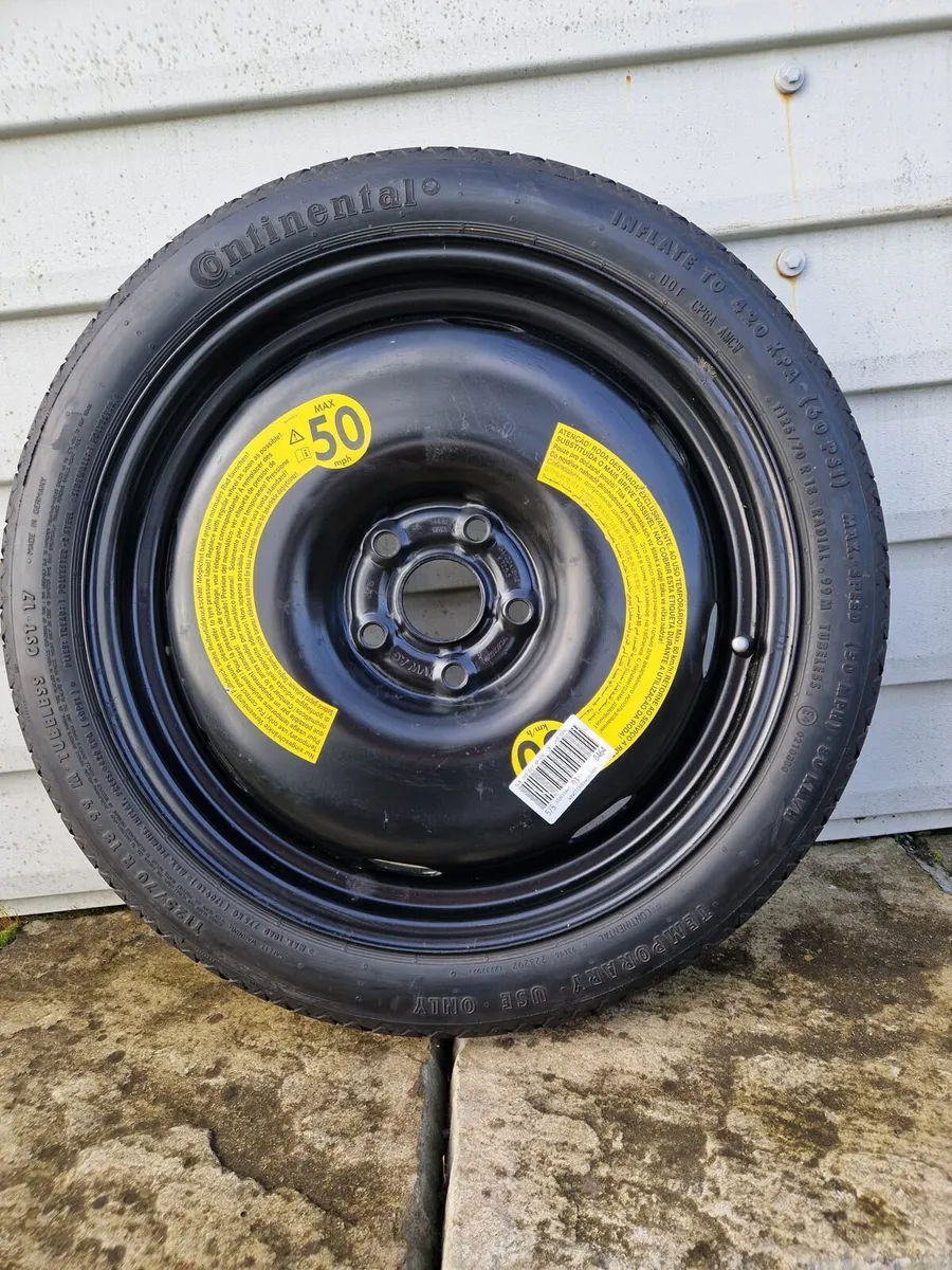 COLLECTION ONLY: Space Saver Wheel and Tyre VW - Image 2