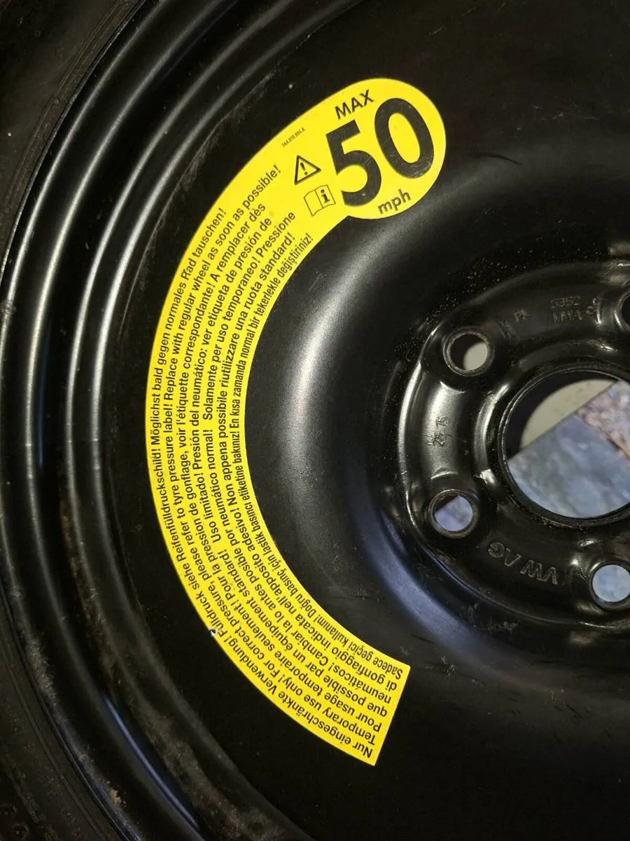 COLLECTION ONLY: Space Saver Wheel and Tyre VW - Image 4