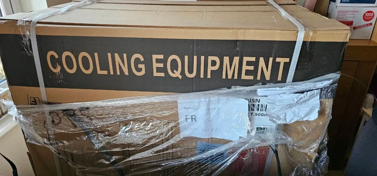 DOUBLE DOOR GLASS BOTTLE FRIDGE NEW - Image 3