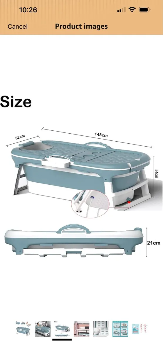 Portable Foldable bath - Image 4