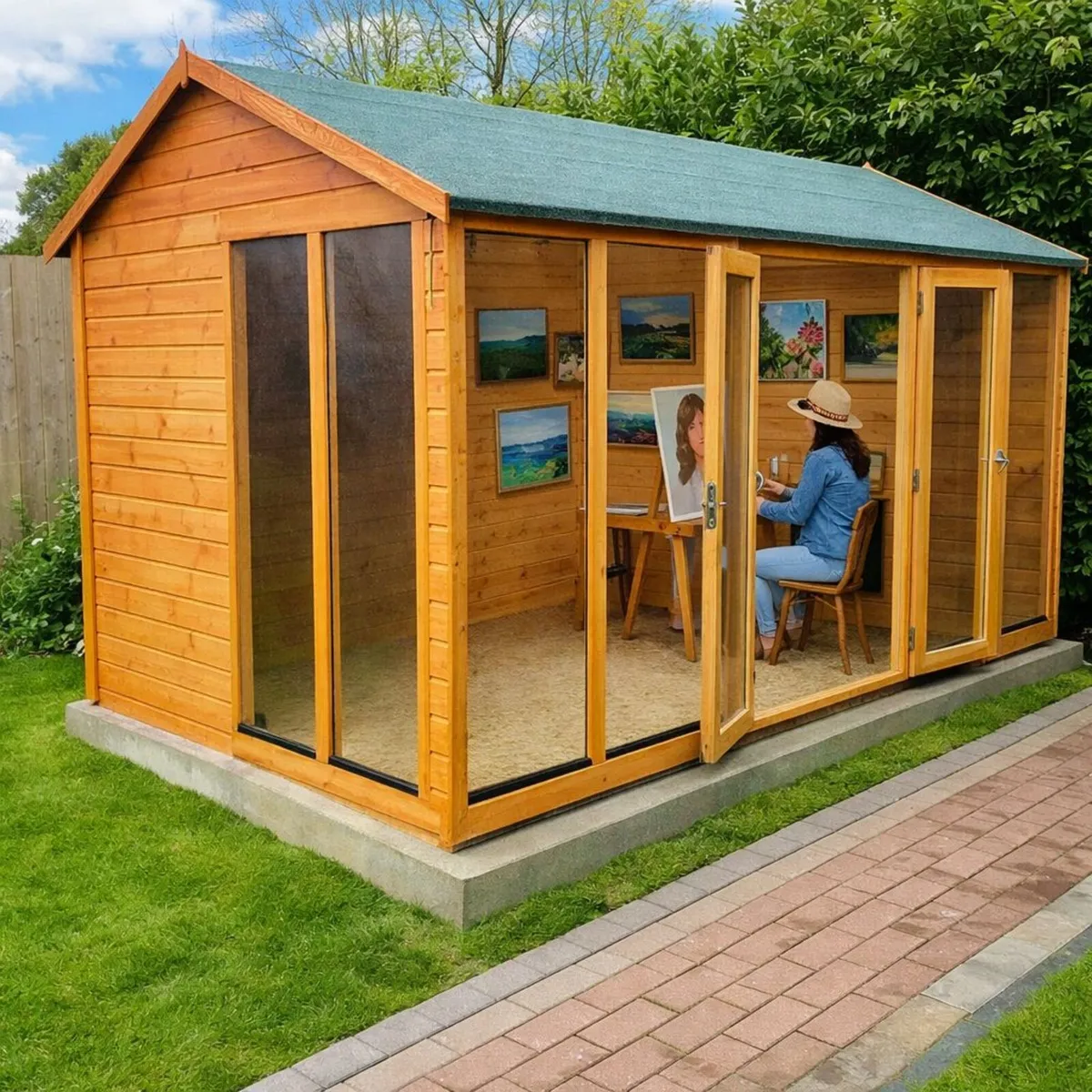 🪵 12x6 Timber Summerhouse – Bright Garden Room 🌿 - Image 1