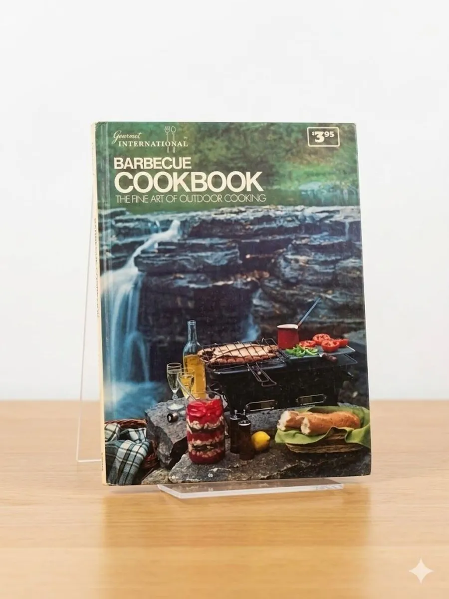 Vintage 1972 Gourmet Barbecue Cookbook - Image 1
