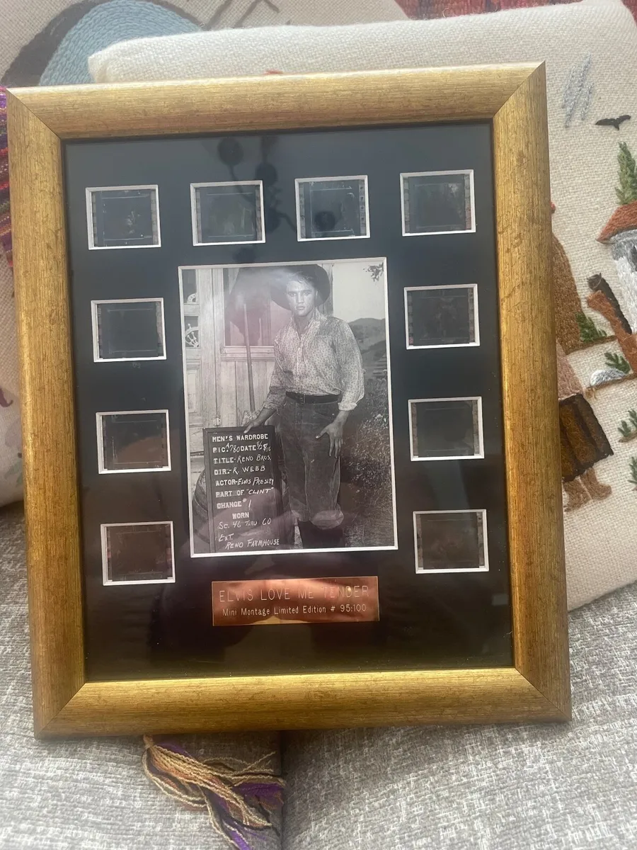 LIMITED EDITION  ELVIS  ‘LOVE ME TENDER’ FRAME - Image 4