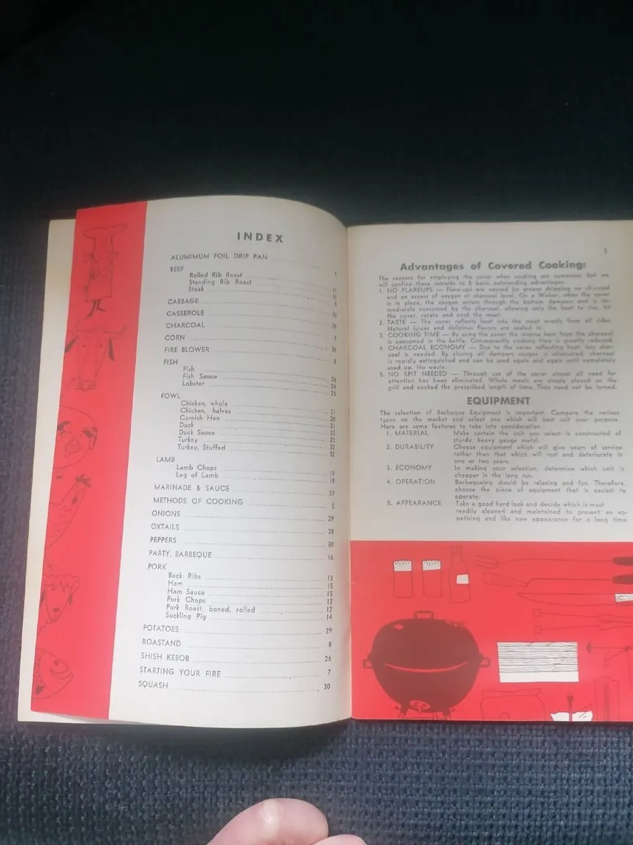 Vintage Weber BBQ Cookbook - Rare Find - Image 4