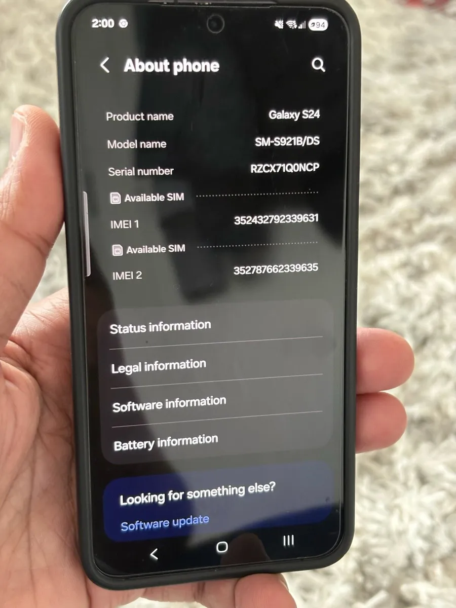 Samsung Galaxy S24 Excellent condition Rarely - Image 4