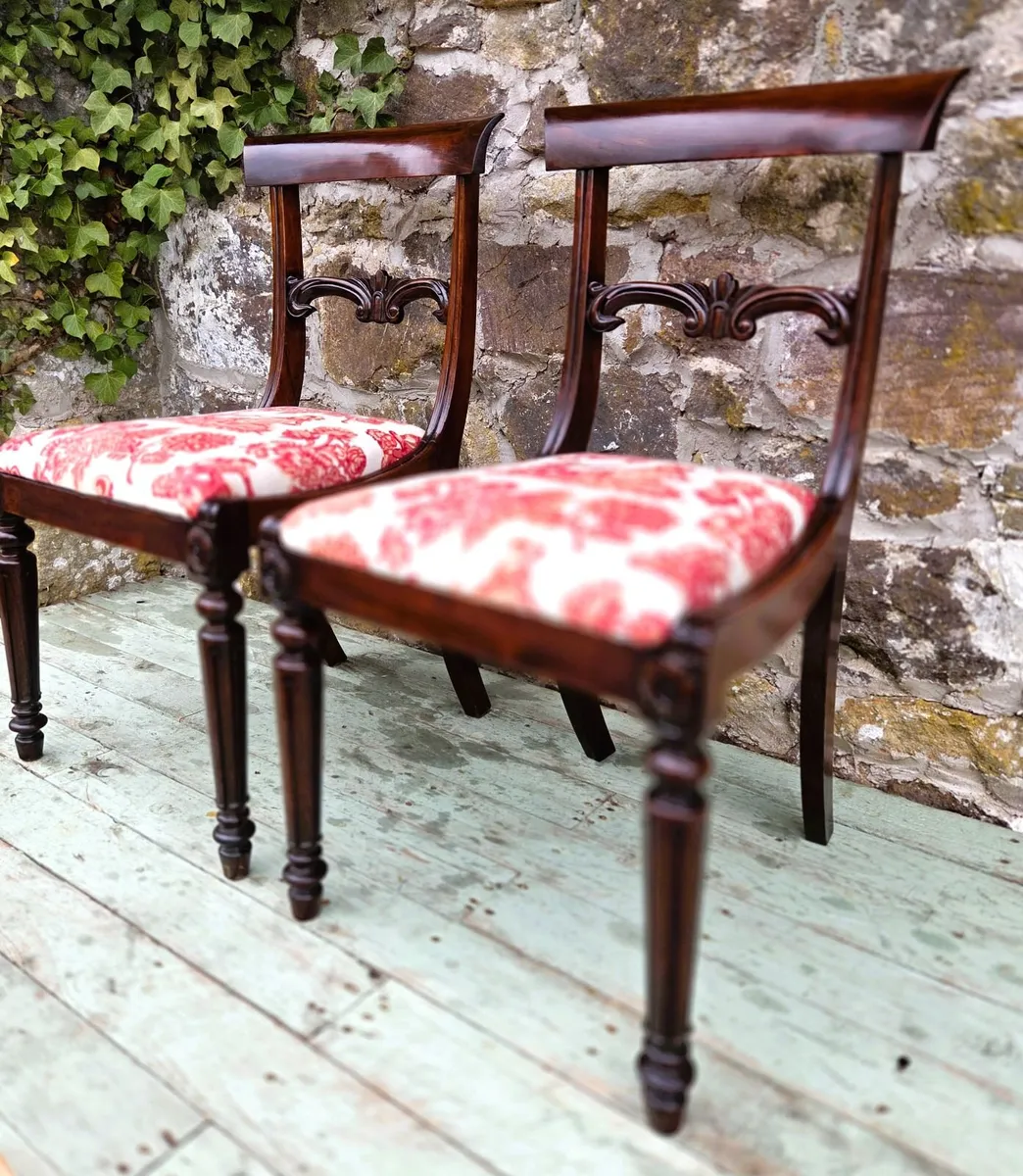 Pair of Georgian Chairs- Circa 1830 - Image 2