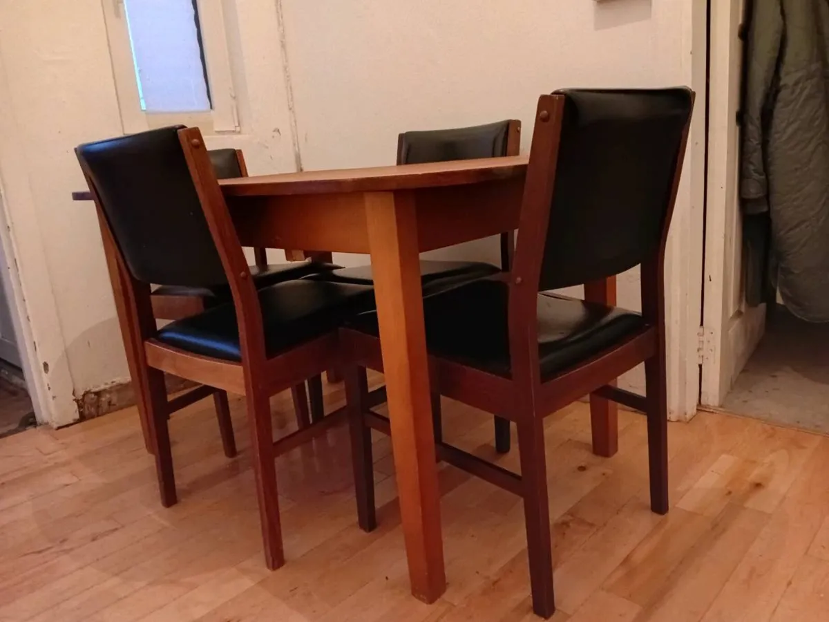 mid century teak dining set by crannac - Image 3