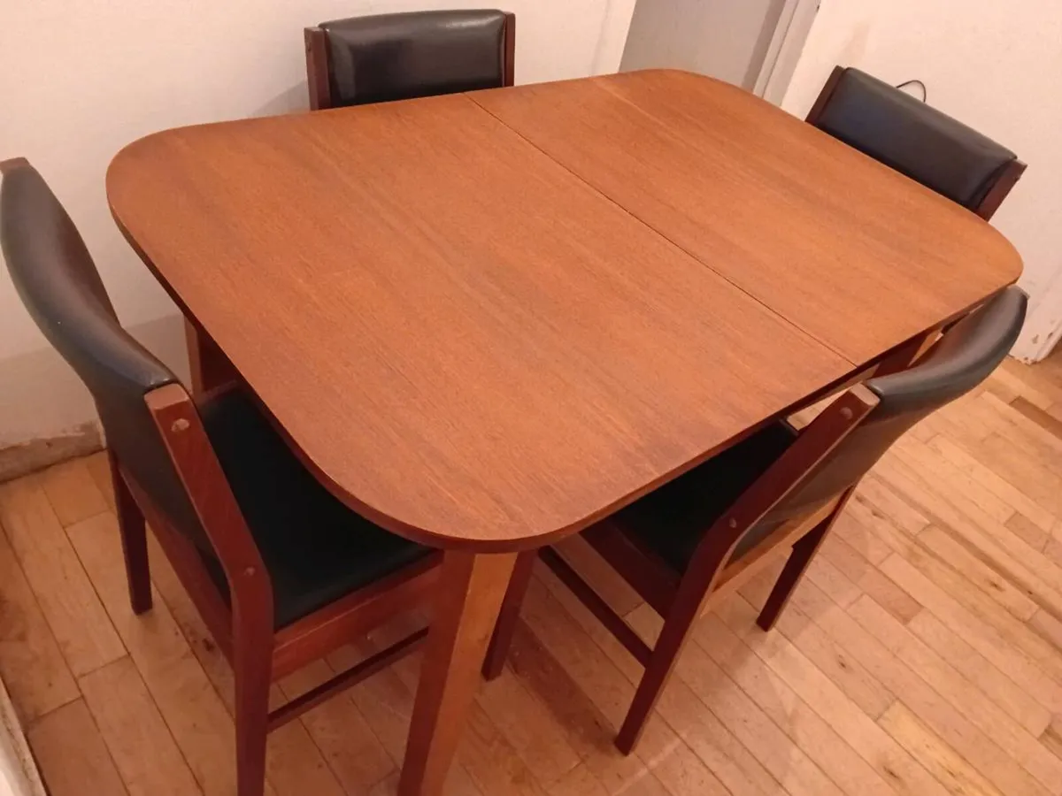 mid century teak dining set by crannac - Image 4