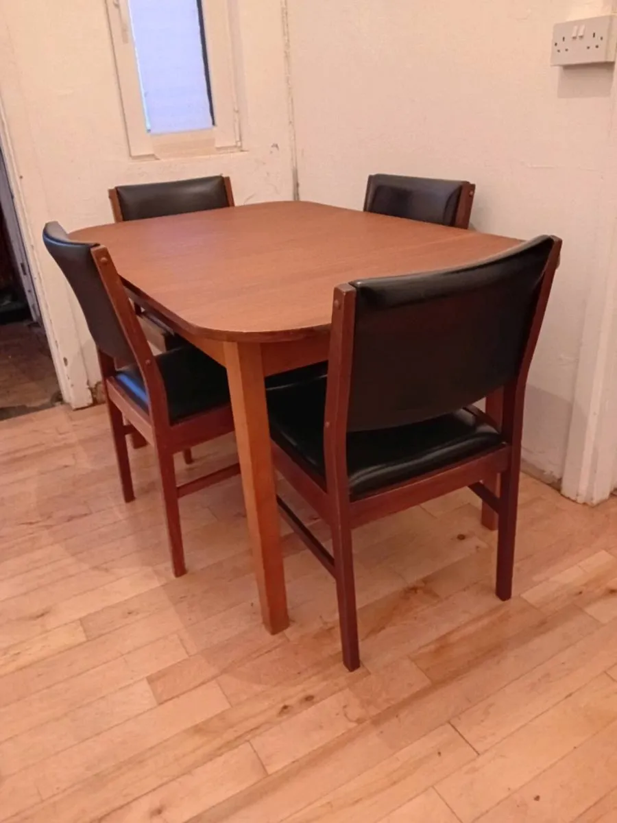 mid century teak dining set by crannac - Image 1