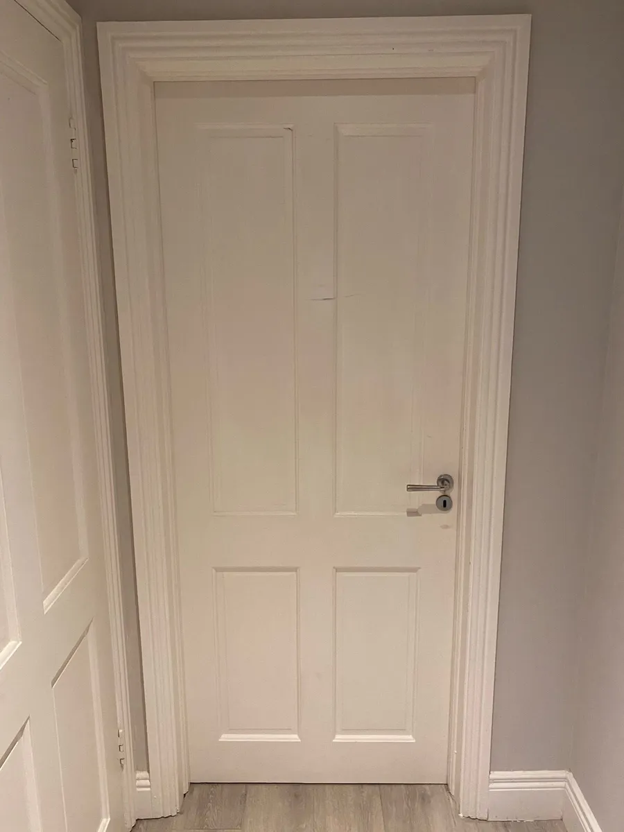 Internal 4 Panel Doors, architrave and skirting