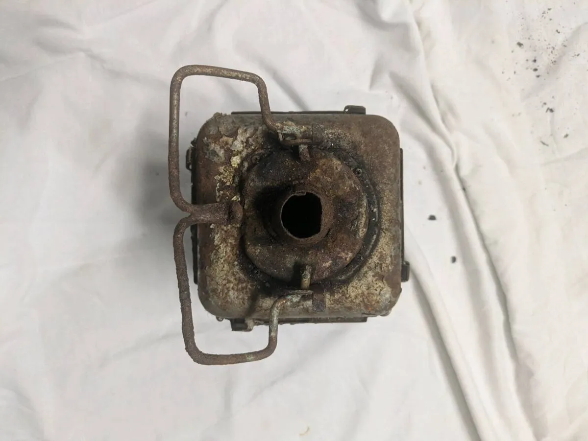 Old vintage railway lantern - Image 3