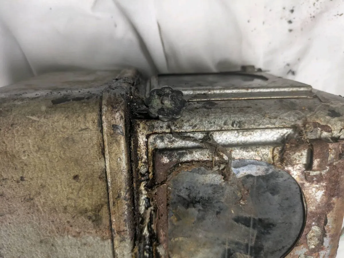 Old vintage railway lantern - Image 4