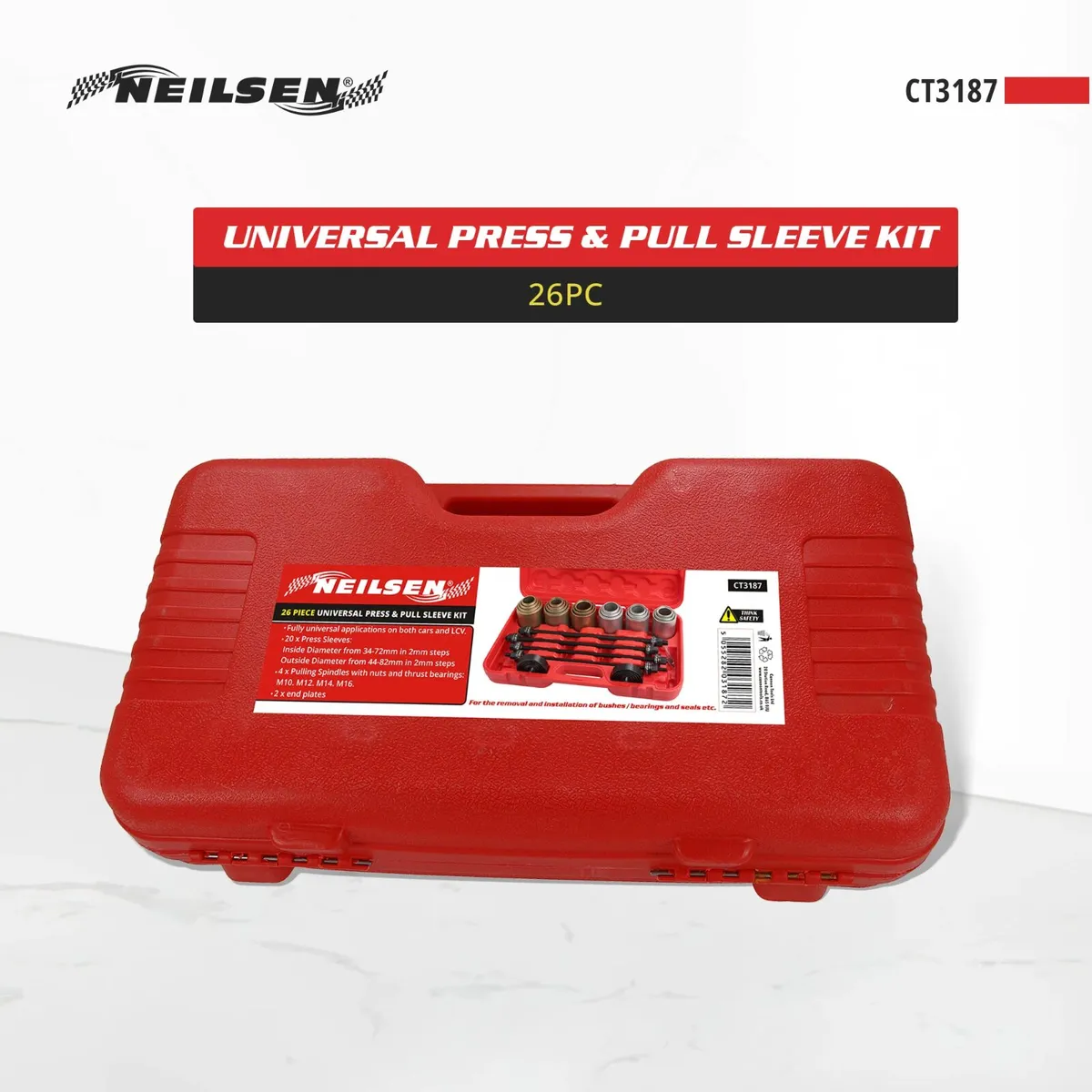 26pc Universal Press & Pull Sleeve Kit - Image 2