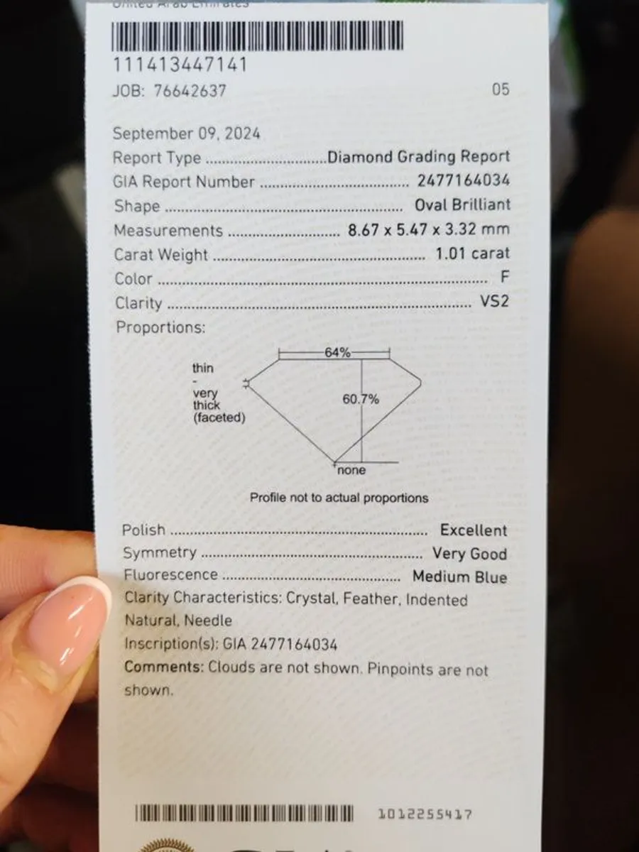 Engagement ring / Diamond ring - Image 2