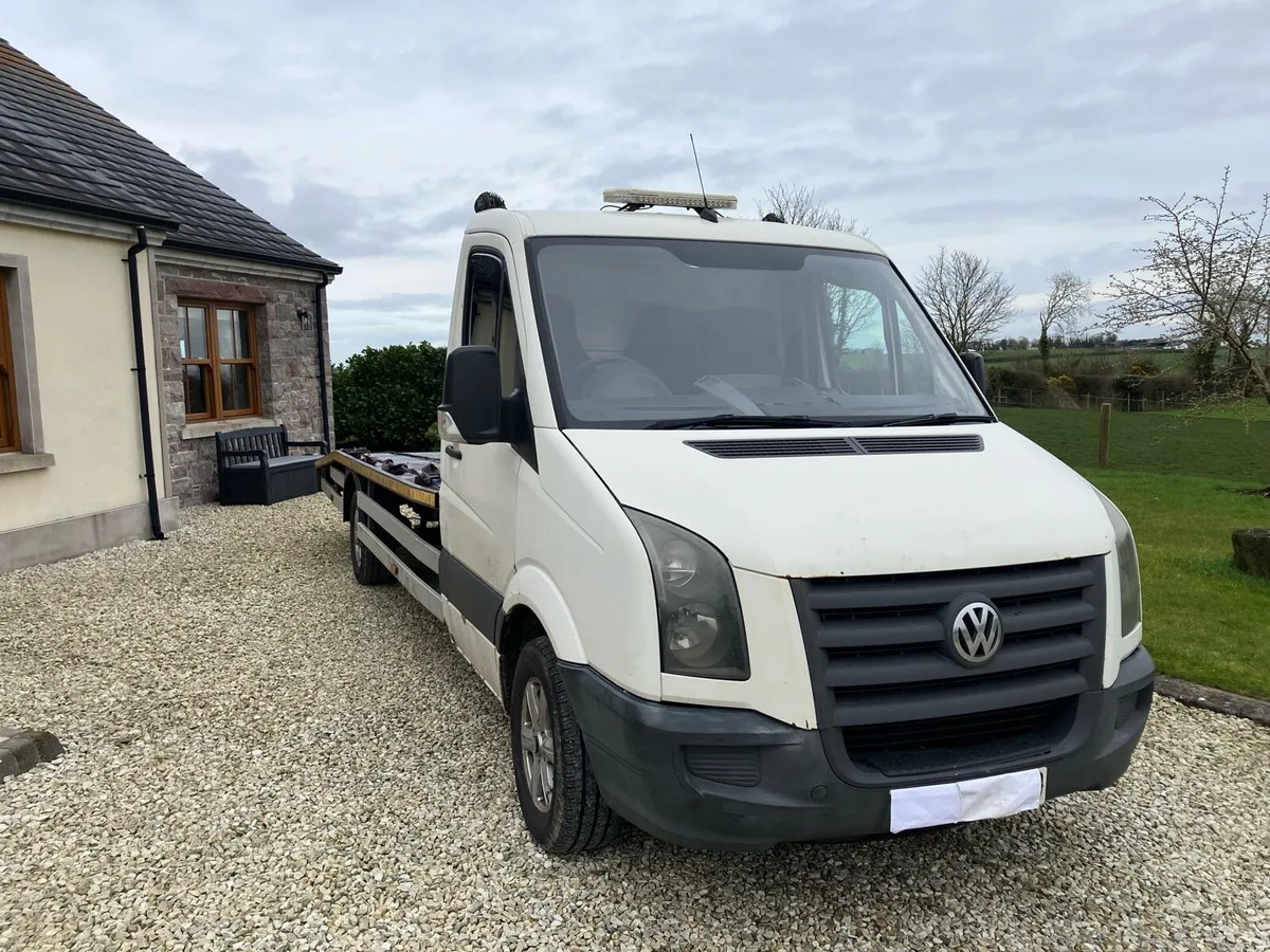 Volkswagen Crafter car transporter recovery - Image 1