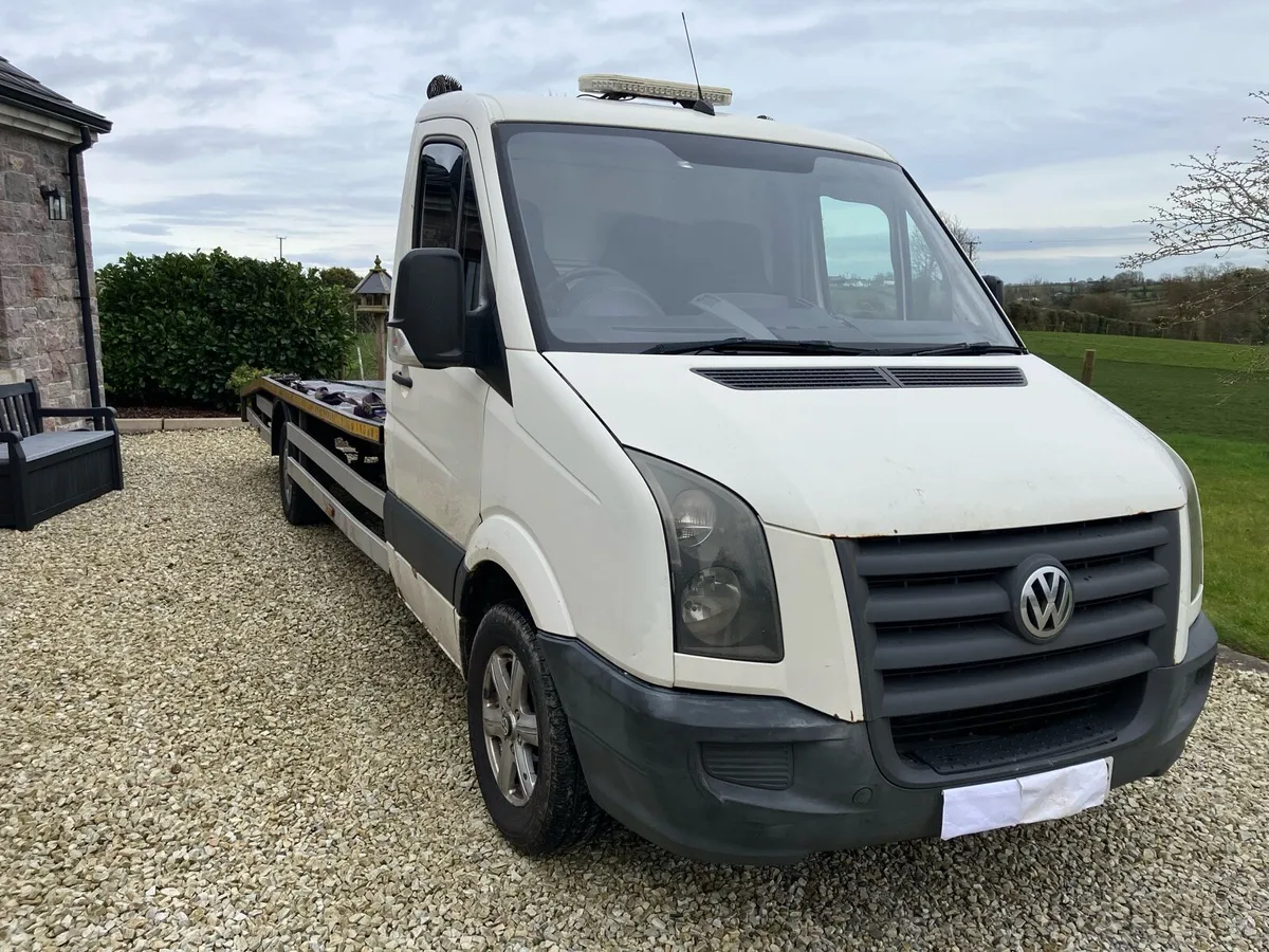 Volkswagen Crafter car transporter recovery - Image 2