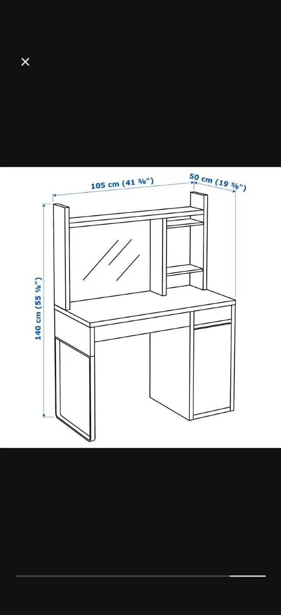 IKEA Desk, hardly used in great condition - Image 3