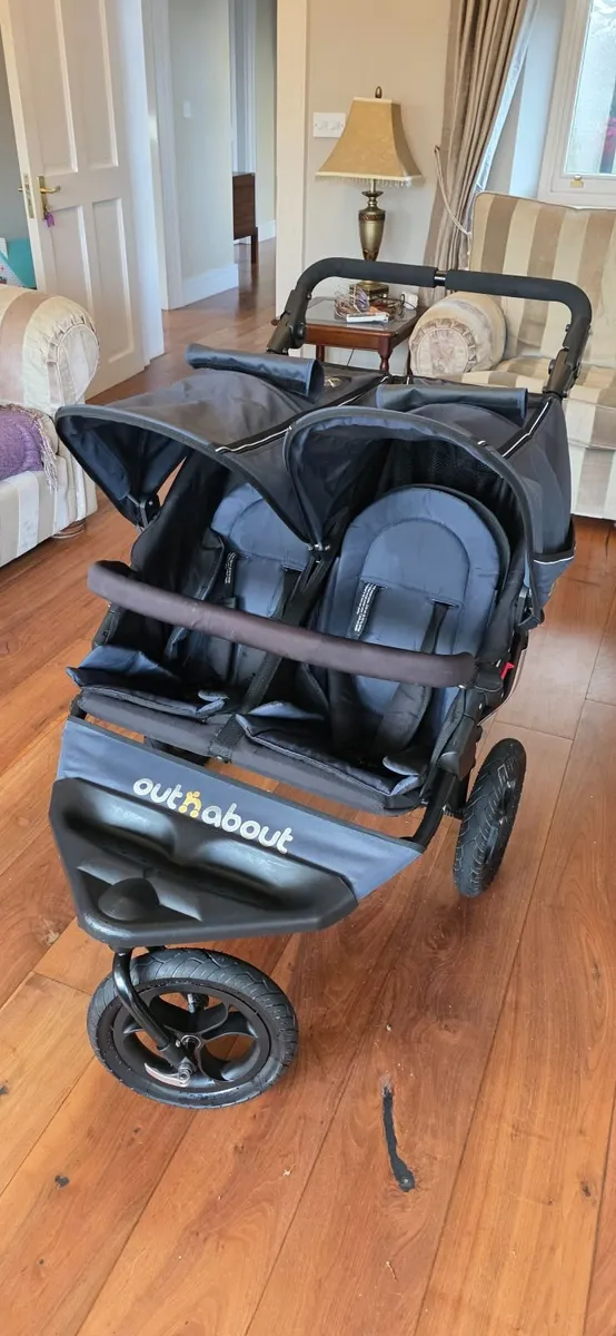 Out n About Double Buggy V4 Little Nipper - Image 2
