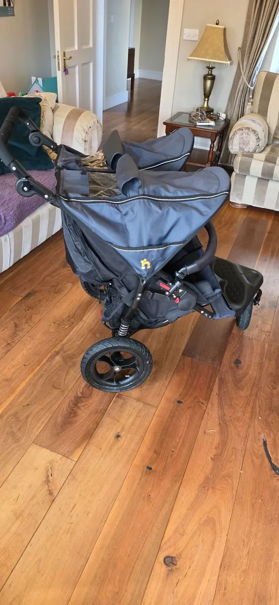 Out n About Double Buggy V4 Little Nipper - Image 4