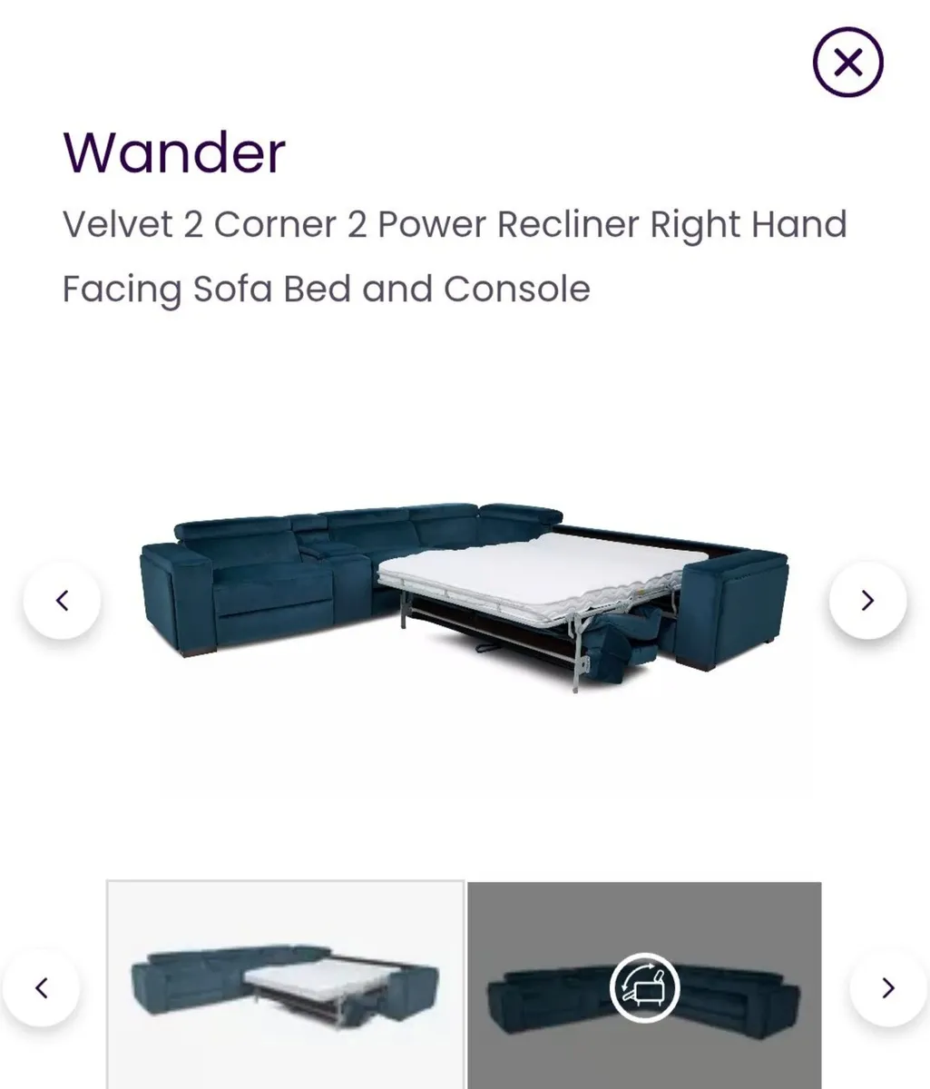 Corner sofabed couch. - Image 1