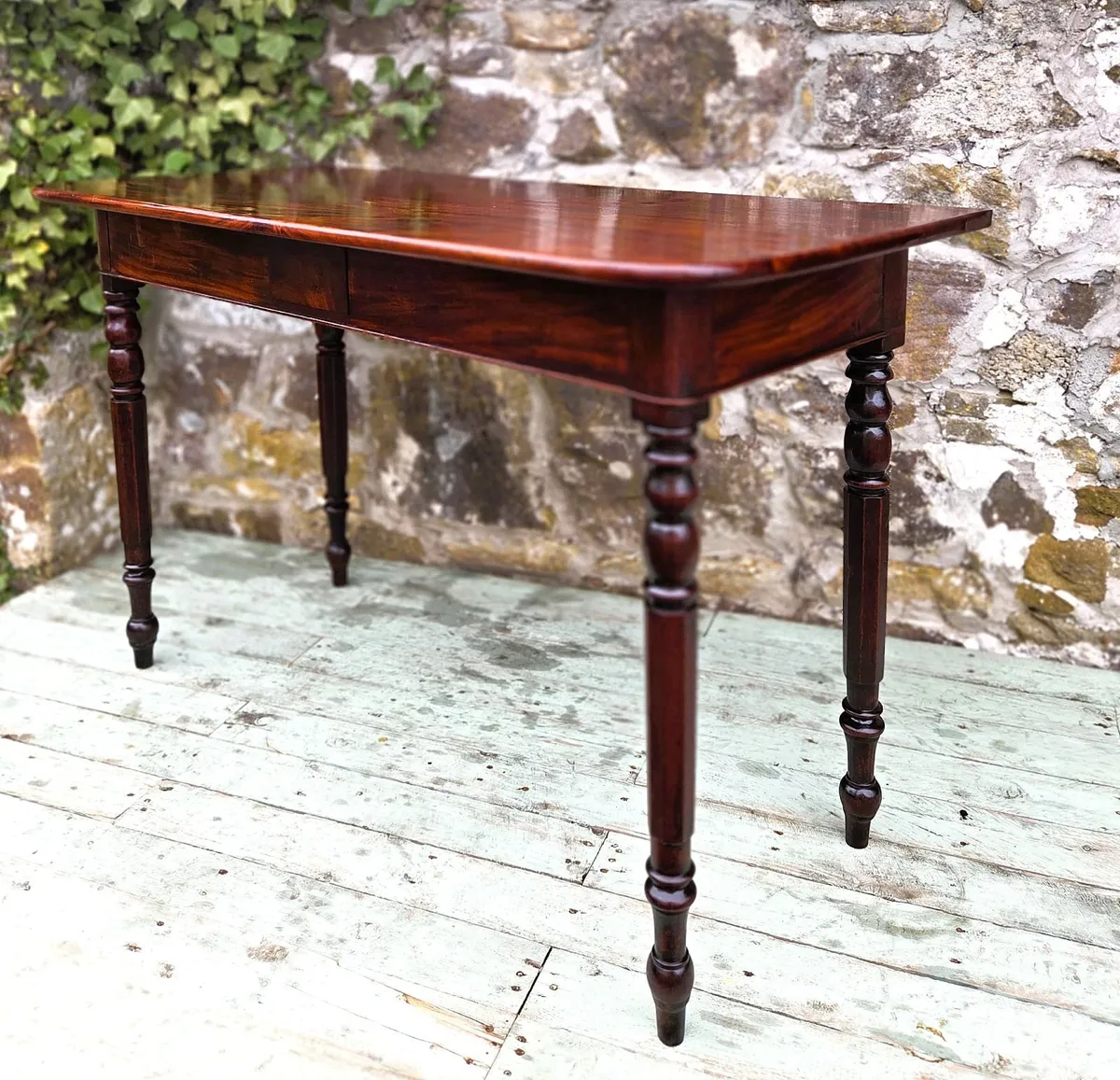 Georgian Mahogany Hall Table- Circa 1830 - Image 4