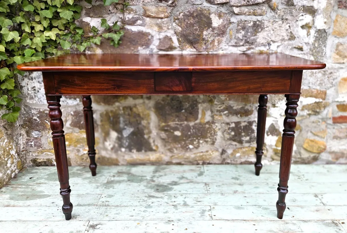 Georgian Mahogany Hall Table- Circa 1830 - Image 1