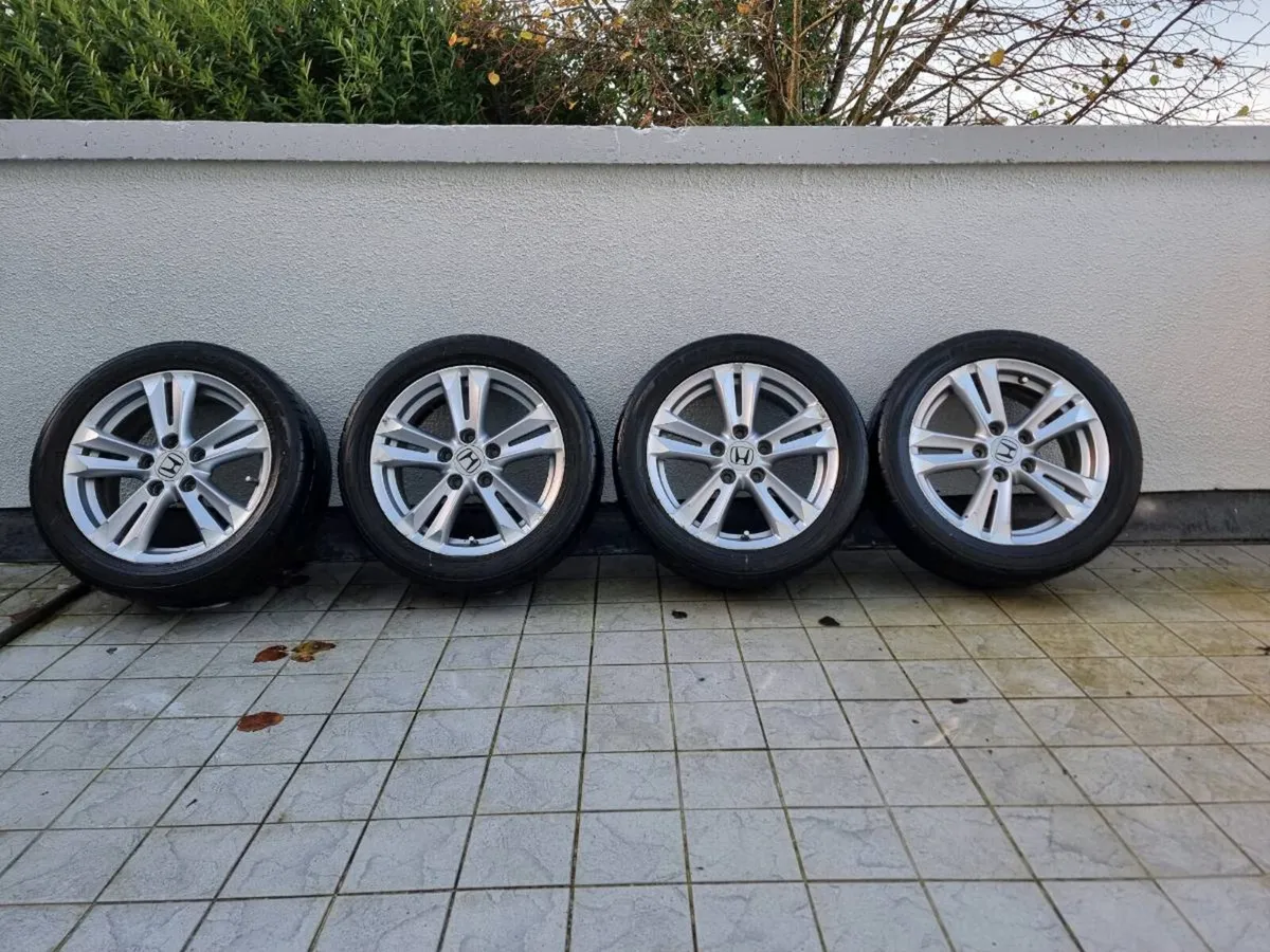 16" Honda Alloy Wheels - Image 1
