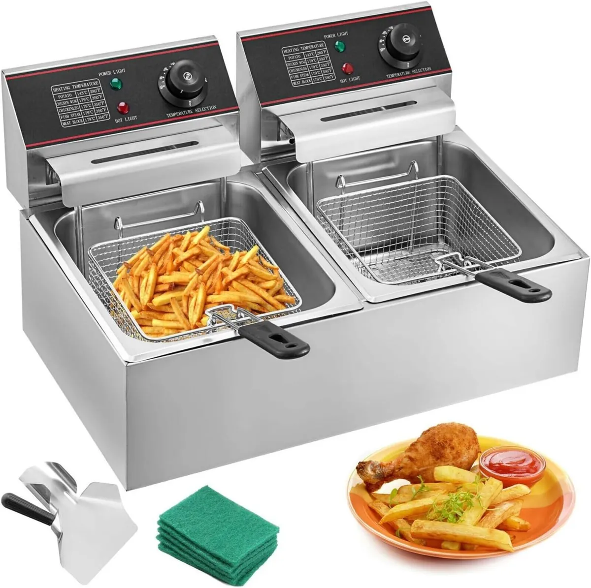 Commercial Electric Deep Fryer 12L 5000W - Image 2