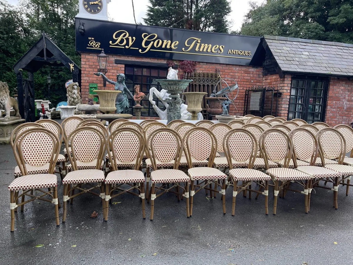 French 🇫🇷 cafe bistro restaurant chairs - Image 1