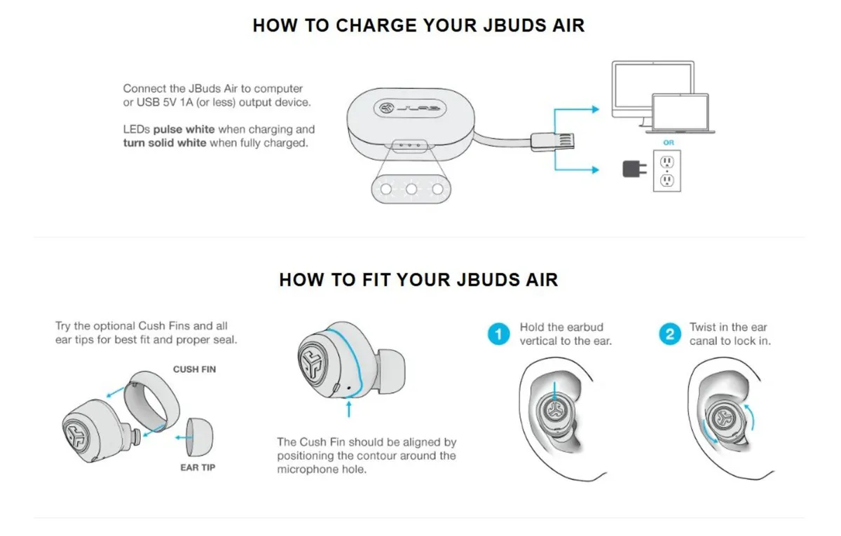 JLab JBuds Air True Wireless Earbuds - Image 4