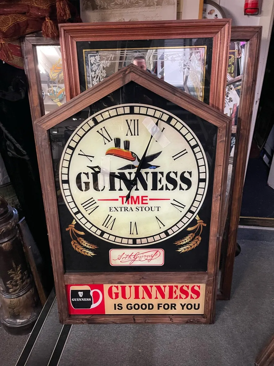 Large Guinness glass clock ⏰ - Image 1