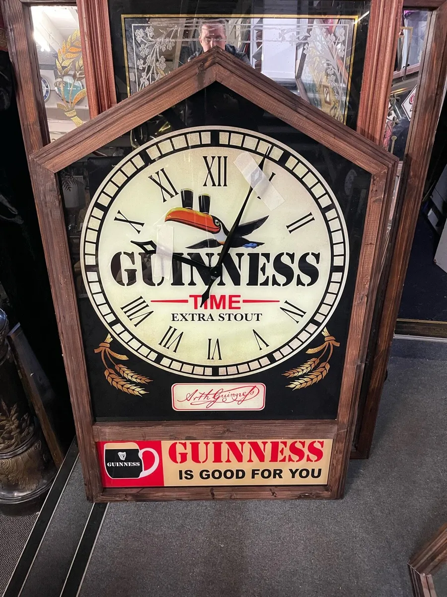 Large Guinness glass clock ⏰ - Image 3