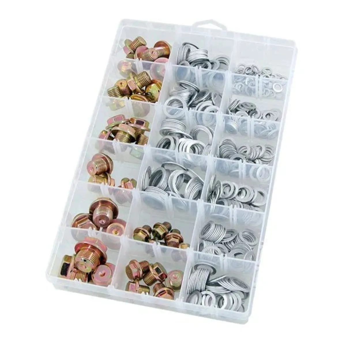 534pc Oil Drain Plug Screws & O-Ring Set - Image 1