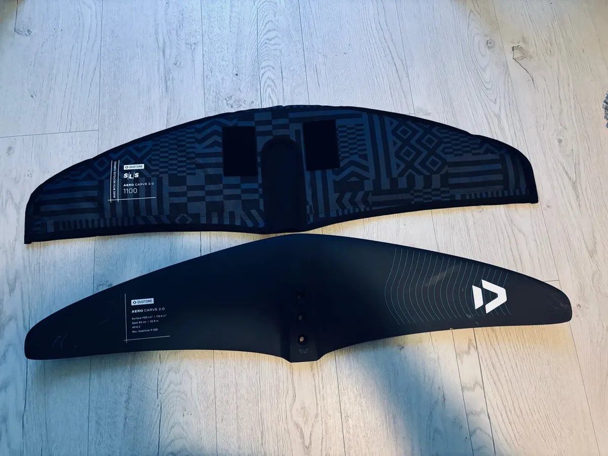 Wing Foil Duotone Aero Carve Set front wing & stab - Image 3