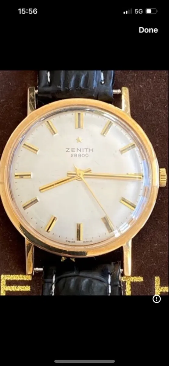 Zenith Gold watch Vintage 35mm - Image 1