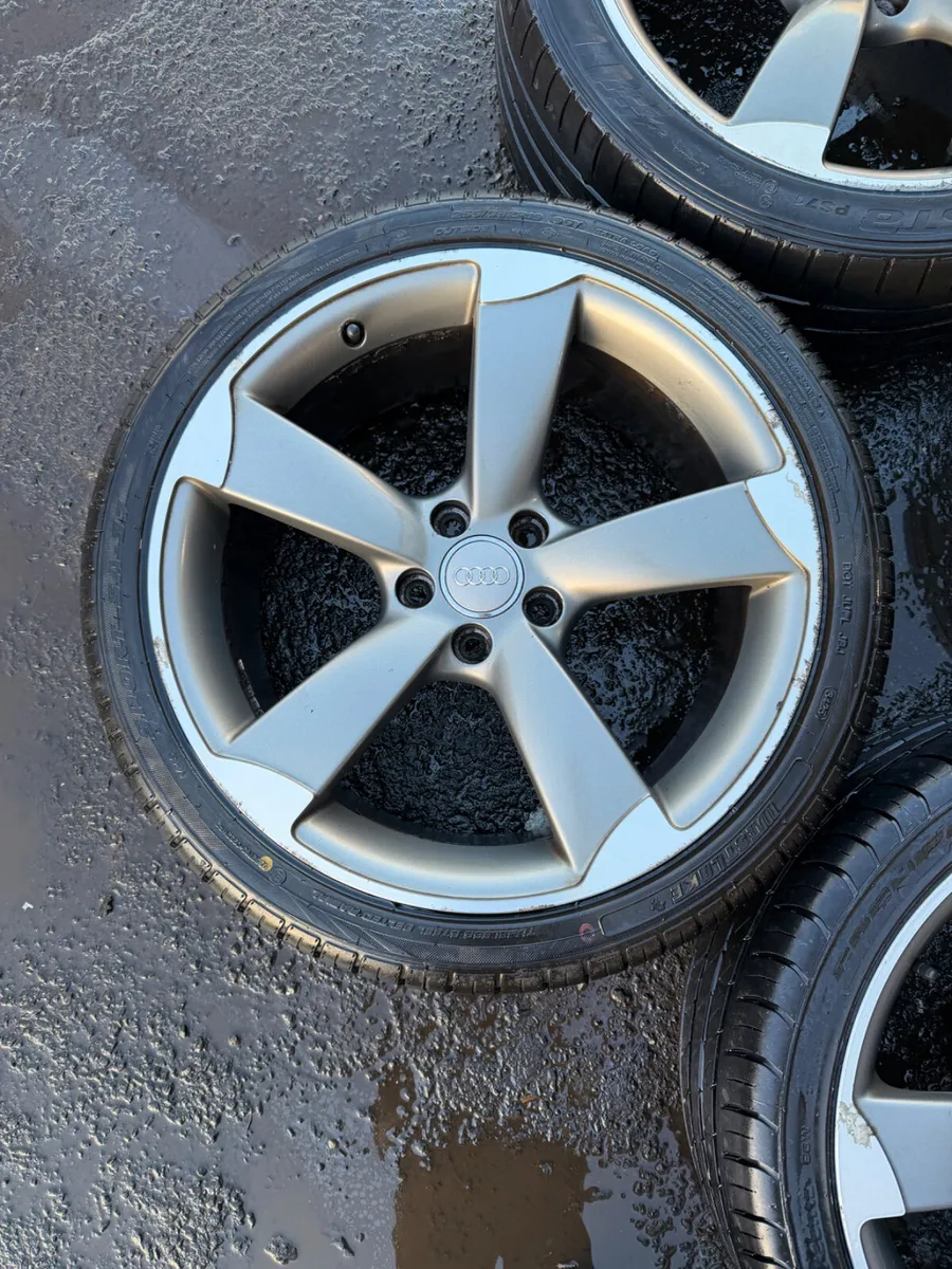 19inch TTRS style alloy wheels and tyres - Image 3