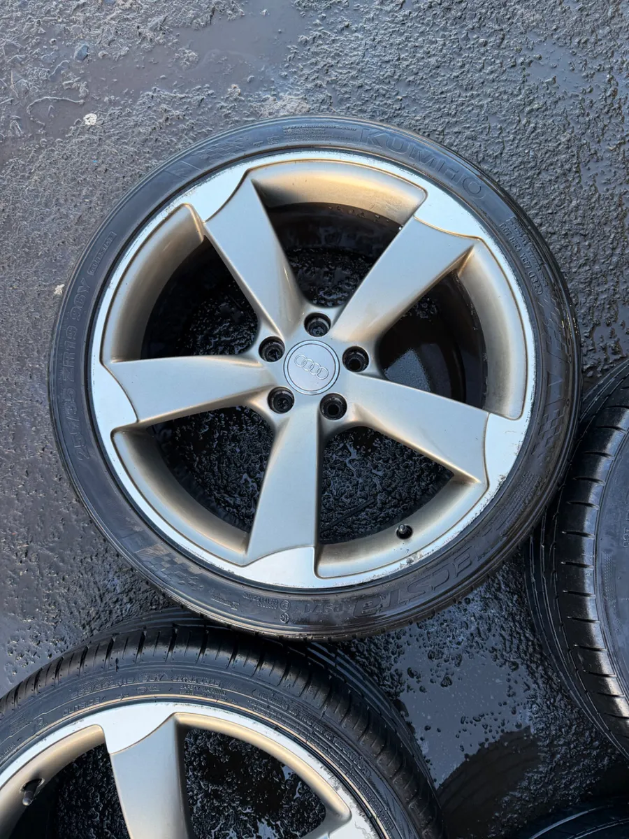 19inch TTRS style alloy wheels and tyres - Image 2