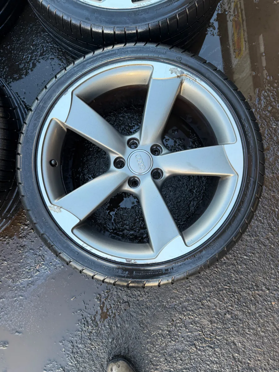 19inch TTRS style alloy wheels and tyres - Image 4