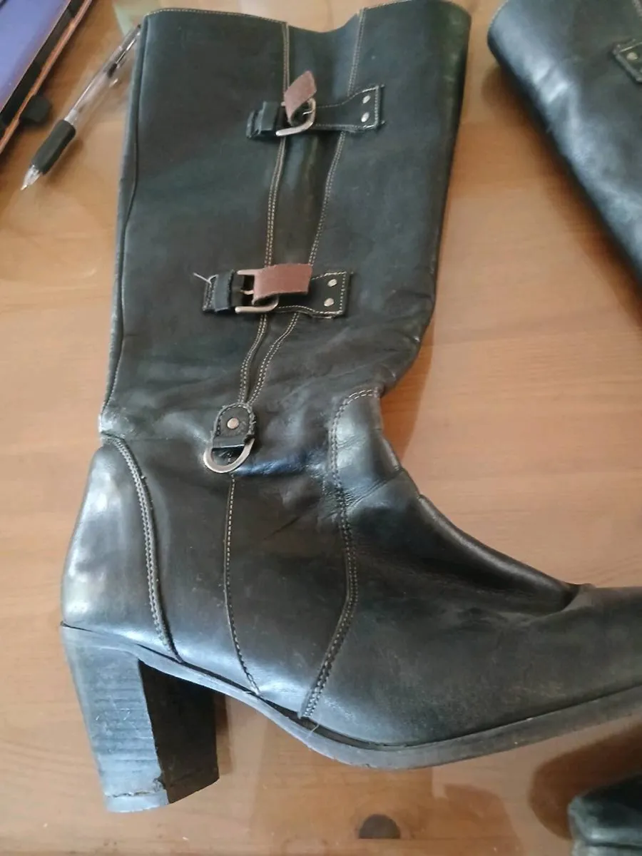 Suede high Ladies boots - Image 4