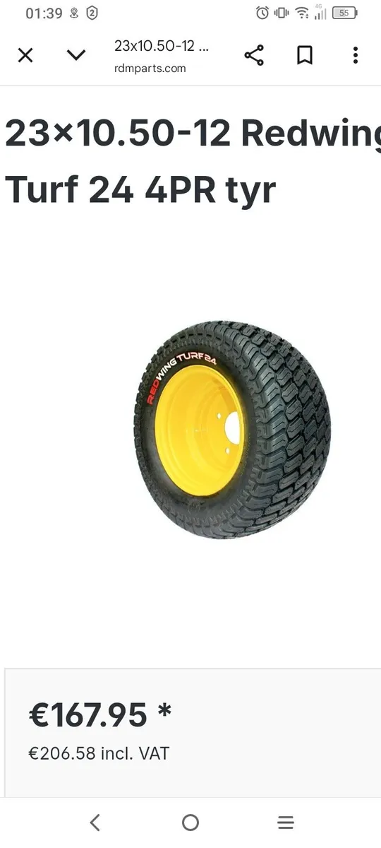 Lawnmower wheels - Image 1