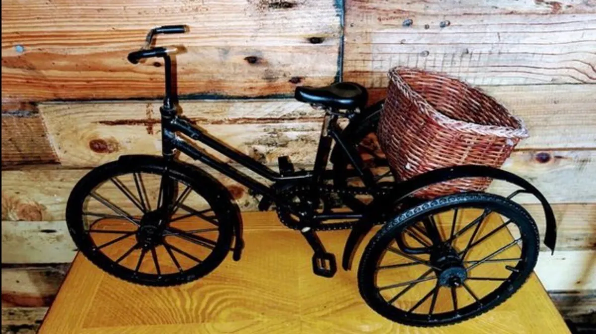 Vintage style miniature tricycle - Image 3