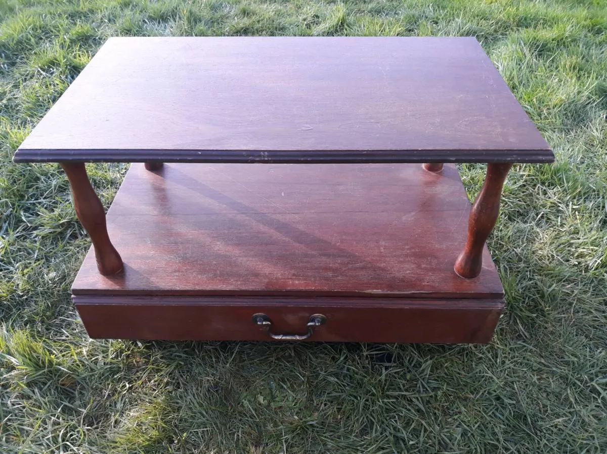 Coffee Table with Drawer - Image 2