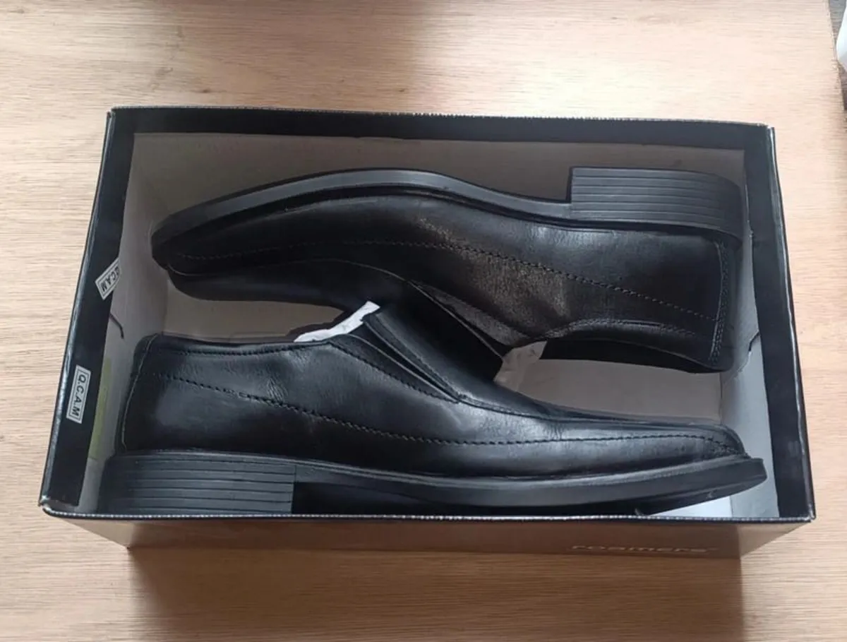 Roamers Leather Work Shoes - UK 12/13 - Image 2